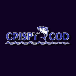Crispy Cod Fish & Chips Lancing logo.
